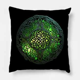 Celtic ornament. Irish ornament for Saint Patrick's Day Pillow