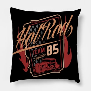 Hot rod team custom 85 classic Pillow