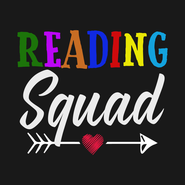 Reading Squad T Shirt Teacher Appreciation Gift by KittleAmandass