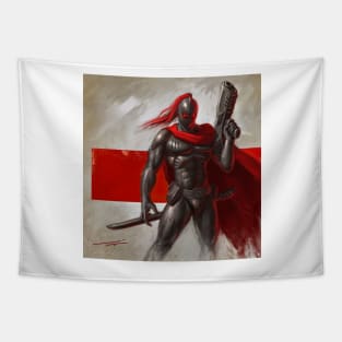 Sci-Fi Soldier Tapestry