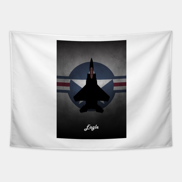 F-15 Eagle USAF Tapestry by aviationart