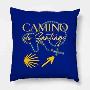 Camino de Santiago for Catholics Rosary Pillow