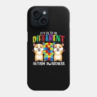 Colorful It's OK To Be Different Autism Awareness Phone Case