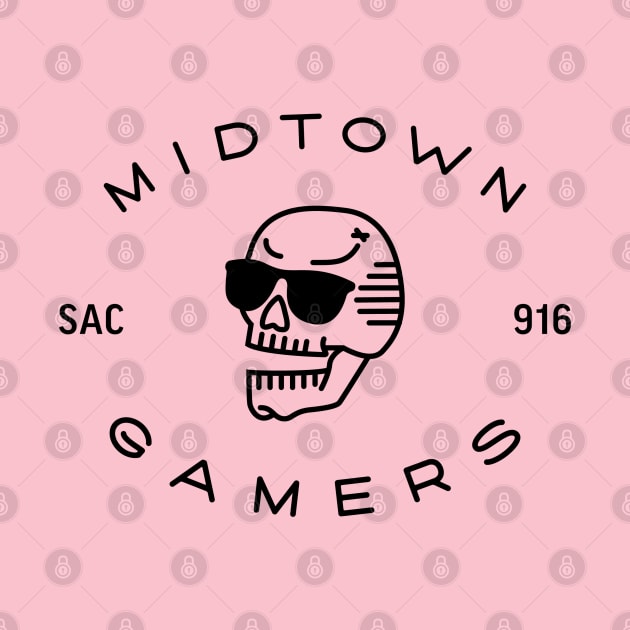 Midtown Gamers: Black Logo by GOD$ILLA