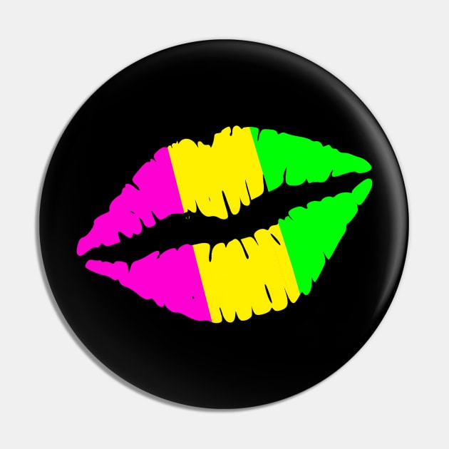 Funny Mardi Gras lips Pin by Maan85Haitham