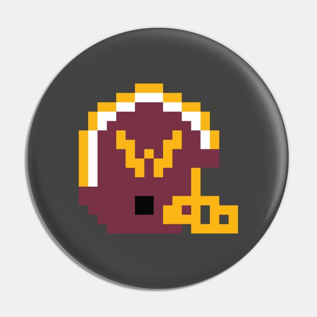 8 Bit Washington Commanders Helmet Pin by N8I