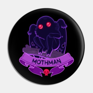 Midnight Mothman Pin