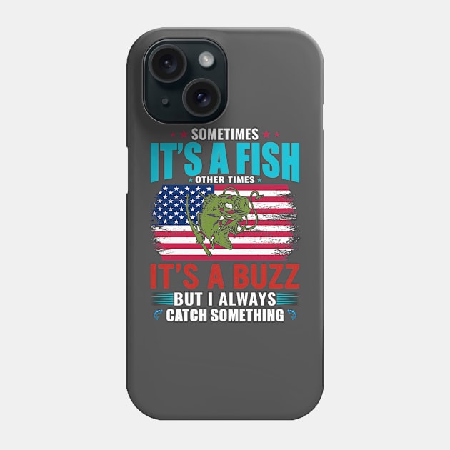 Fishing Funny Saying Phone Case by Folkbone