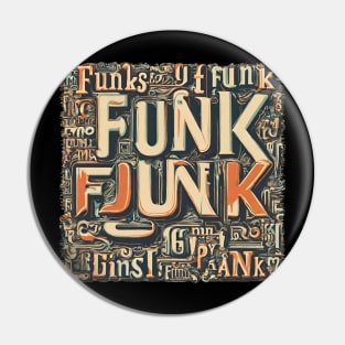 Funky Retro Art Pin