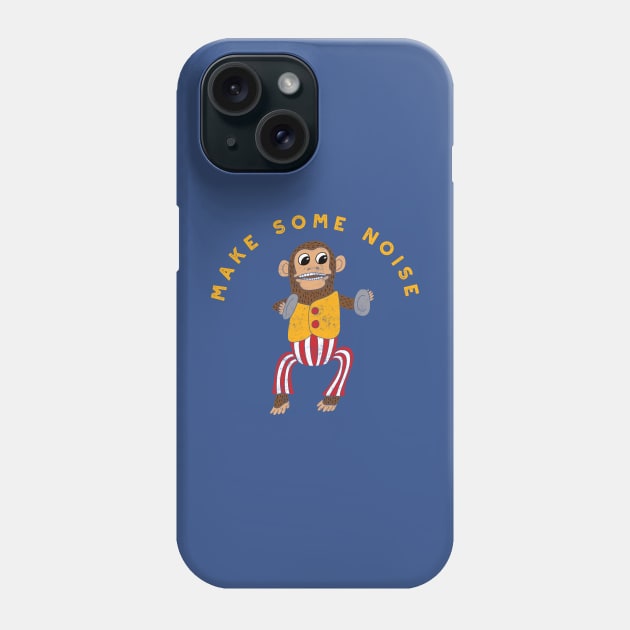 Make Some Noise Phone Case by Alissa Carin