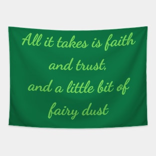 Fairy Dust Quote Tapestry