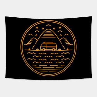 Vanventure (Yellow) Tapestry