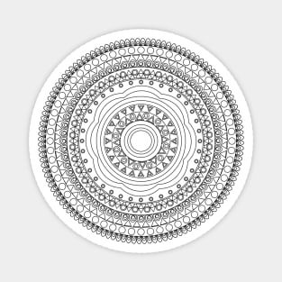 Mandala no 4 Magnet