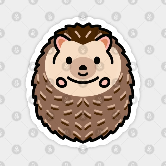 Hedgehog Magnet by littlemandyart