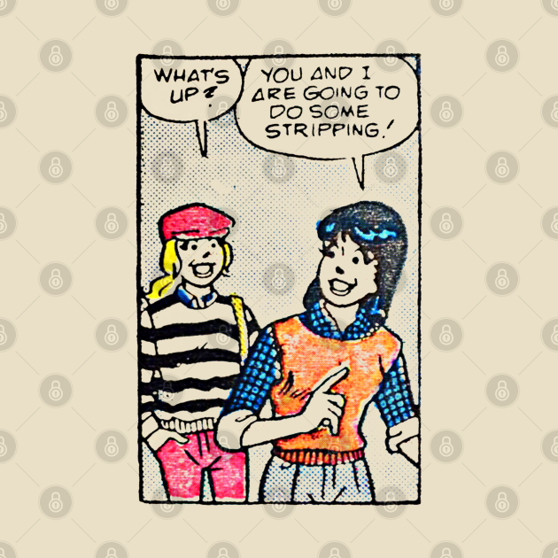 Vintage Lesbian Comic Art Humor Comic Art Style Tapisserie