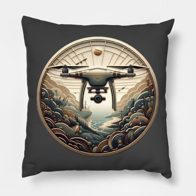 FPV drone Pillow by LegnaArt