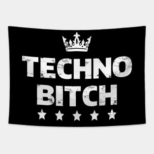 TECHNO BITCH Tapestry