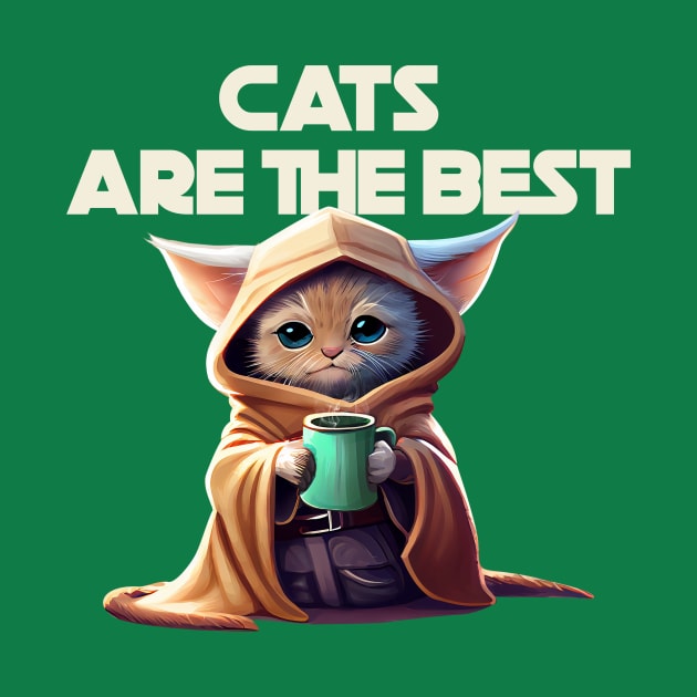 Cats are the best by Tee-Short