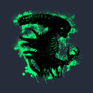 Aliens Acid Green T-Shirt