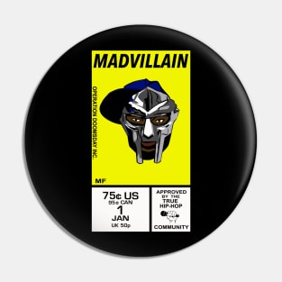 Madvillain Comics Late 80s Pin