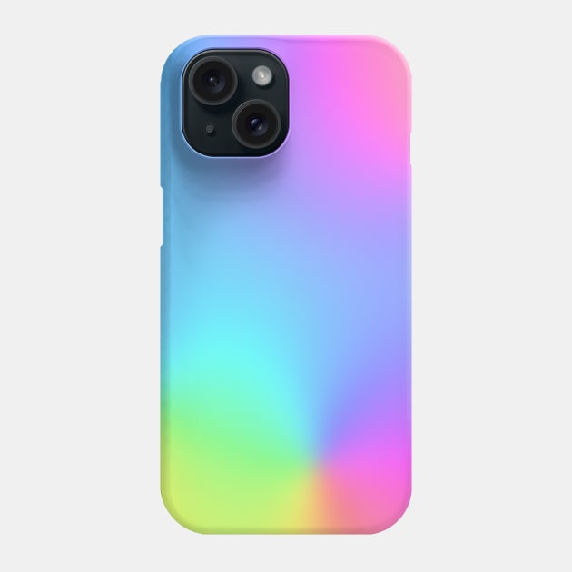 Rainbow Colors Abstract Blurry Gradient Ombre Soft Tie Dye Look Phone Case by anijnas