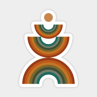Minimalist Boho Rainbow Magnet