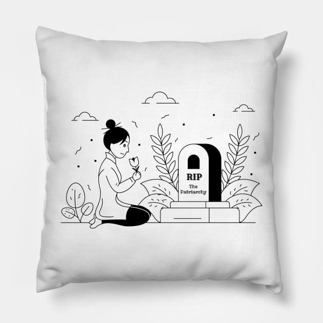 RIP the Patriarchy Pillow by yaywow