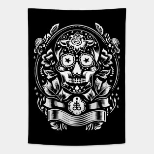 Sugarskull Inverted Tapestry