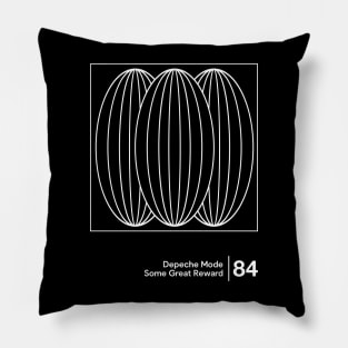 Some Great Reward - Minimal Style Graphic Artwork Pillow