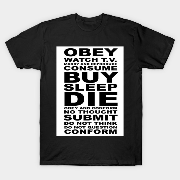 Tshirt They Live Obey Alt Ovey T Shirt Teepublic