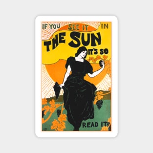 The Sun Newspaper, 1895 Magnet