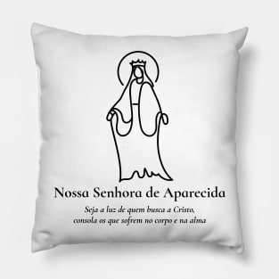 Our Lady of Aparecida (Nossa Senhora da Conceição Aparecida) 12B Pillow