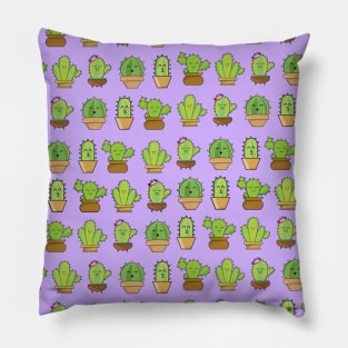 Cute Cactus Pattern Pillow