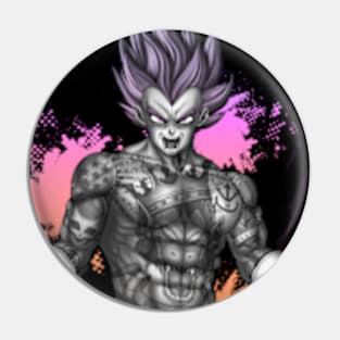 Tattooed Vegeta Pin