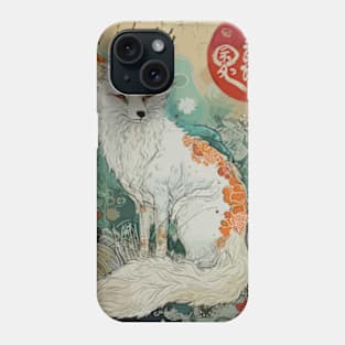 A Japanese Kitsune Art Phone Case