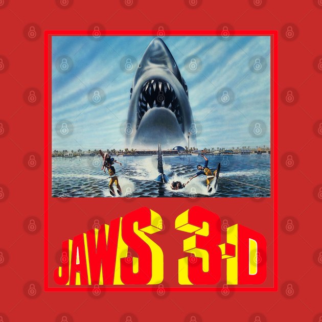 Jaws 3D poster by Zerowear