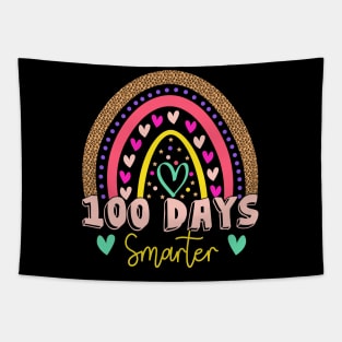 100 Days Smarter Gift For Kids Students And Teacher Tapestry