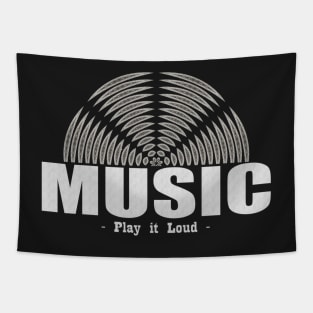 Music Lovers Play it Loud Tapestry