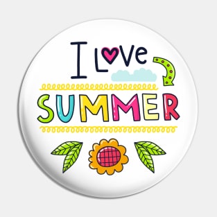 I love Summer Pin