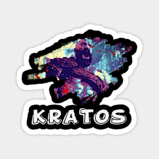 Rage And Redemption Kratos God Of War Journey Magnet