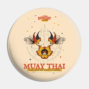 Muay Thai Sak Yant Tattoo Pin