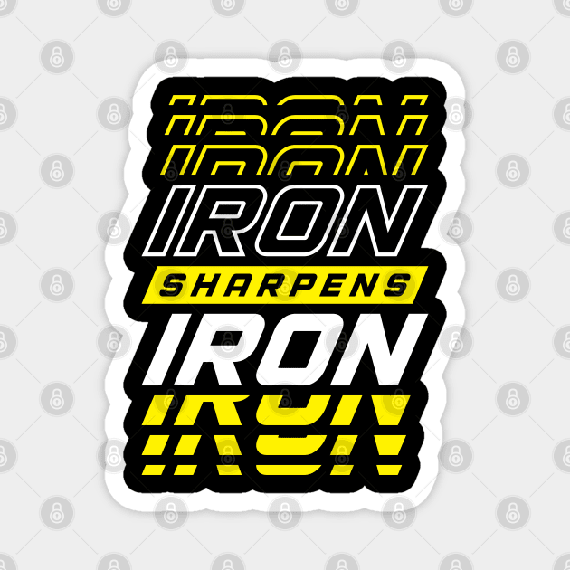 Iron Sharpens Iron Magnet by brogressproject