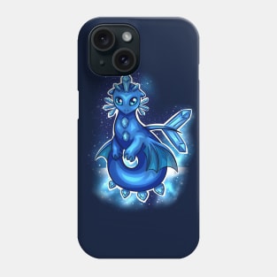 Sapphire Dragon : Cute Crystal Dragon Phone Case