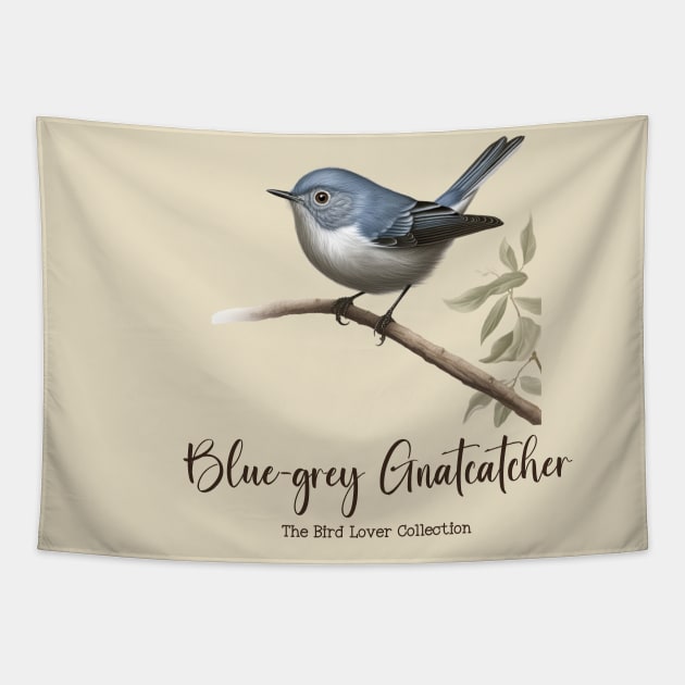 Blue-grey Gnatcatcher - The Bird Lover Collection Tapestry by goodoldvintage