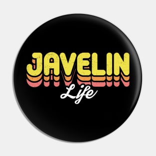 Retro Javelin Life Pin