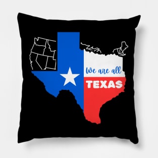 I Stand With Texas Pillow