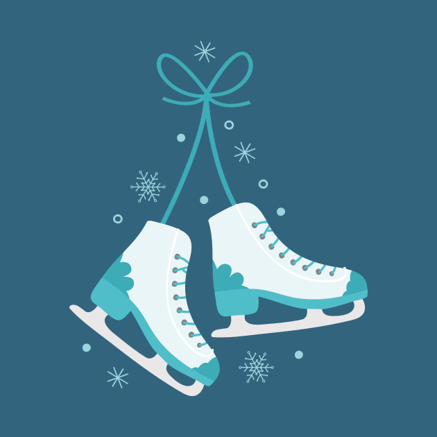 Ice Skates by allisonromerodesign