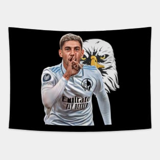 the futur capitane Real madrid Tapestry