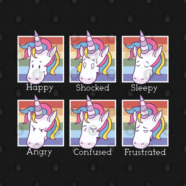 Unicorn Moods by consigliop