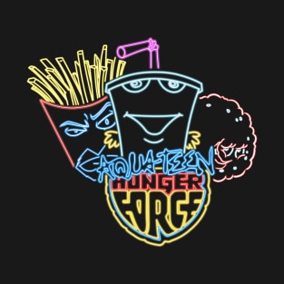 Aqua Teen neon style T-Shirt